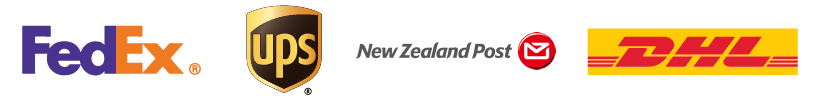 New Zealand Post, FedEx, UPS and DHL